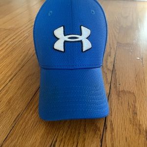 Blue UnderArmour Kids Fitted Hat